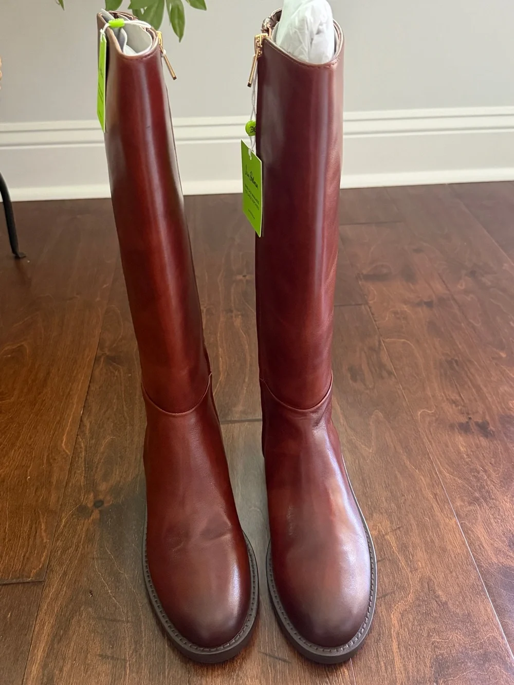 Sam Edelman Milla, Copper Leather Riding Boots